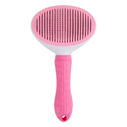 Cat Brush Self Cleaning Slicker Brush with Release Button, Dog Shedding Brush for Grooming, Suitable for Long or Short Pet Hair Cleaner, Removes Tangles & Loose Fur